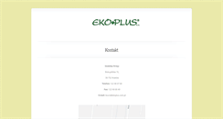 Desktop Screenshot of ekoplus.com.pl
