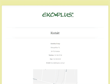 Tablet Screenshot of ekoplus.com.pl